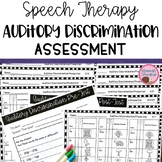 Speech Therapy Assessment | Auditory Discrimination & Mini