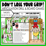 Speech Therapy BOOM CARDS Articulation Drill & Board Games