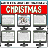 Christmas Speech Therapy Articulation Stories and Games BO