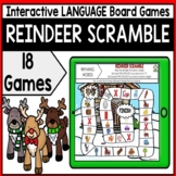 Speech Therapy Christmas & Winter BOOM CARDS Language Game