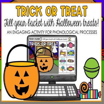 Speech Therapy BOOM CARDS Halloween Tasks for Phonological Processes