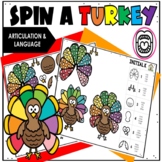 Speech Therapy BOOM CARDS for FALL and THANKSGIVING | SPIN