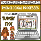 Speech Therapy BOOM CARDS for Thanksgiving & Phonological 