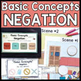 Speech Therapy - Basic Concepts - NEGATION - Teach, Practi