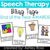 End of the Year Awards Tags in Speech Therapy