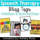 Speech Therapy Reward Tags: Holidays and Special Days