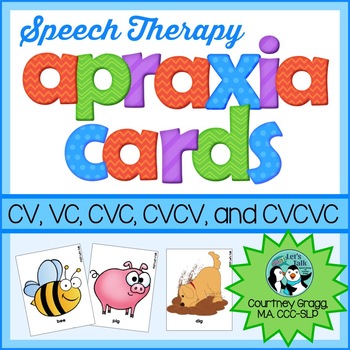 Preview of Apraxia Cards for Apraxia of Speech