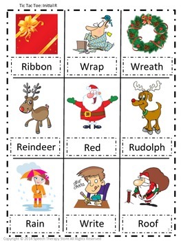 Speech Therapy Christmas Articulation R Games by Speech Therapy | TpT