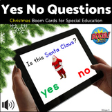 Speech Therapy Christmas BOOM CARDS™ Yes No Questions Acti