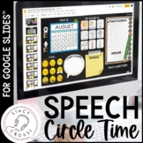 Speech Therapy Circle Time Activity for Google Drive™ No P