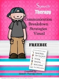 Speech Therapy Communication Breakdown Strategies Visual FREEBIE