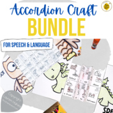 Speech Therapy Craft | Seasonal Accordion Craft Bundle for