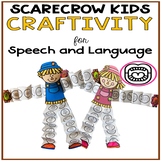 Speech Therapy Craft for FALL | SCARECROW KIDS