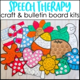 Speech Therapy Craft Templates & Bulletin Board Kits - Val