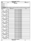 Speech Therapy Data Collection Sheet