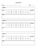 Speech Therapy Data Collection Sheets