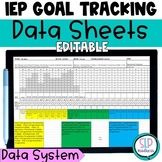 Speech Therapy Data Collection Sheets l  Google Sheets IEP Data Binder Tracking