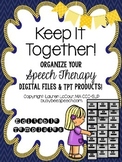 Speech Therapy Digital File Organizing Packet