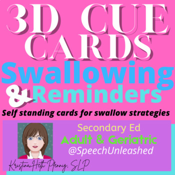 Preview of Speech Therapy: Dysphagia & Memory Cue Cards