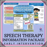 SPEECH THERAPY - Early Intervention Language Program (spec