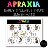 Speech Therapy: Early Syllable Shapes for Apraxia Smash Mats
