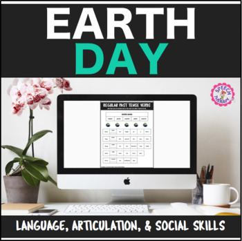Preview of Earth Day Interactive PDF: Lang, Artic, & Social Skills Distance Learning