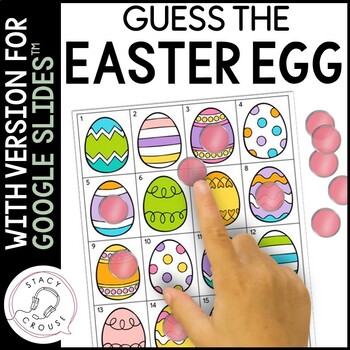 Preview of Speech Therapy Easter Game Language Printable + Digital Teletherapy