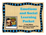 Speech Therapy: Emotions and Social Learning Packet