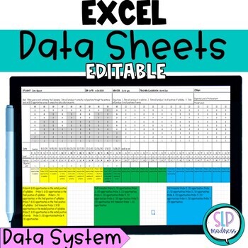 Preview of Speech Therapy Data Collection Sheets l IEP Goals and Objectives Data Tracking