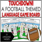 Football Speech Therapy Activities for Articulation and Language