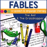 Speech Therapy Fables The Ant and The Grasshopper