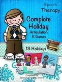 Speech Therapy Fall Holiday Articulation R Bundled: Get 2 FREE!