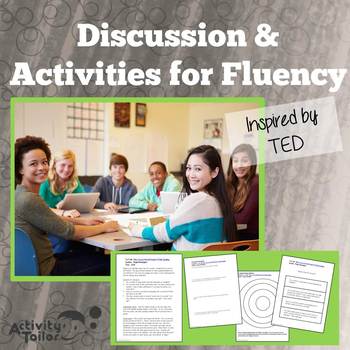 Preview of Speech Therapy Fluency | Stuttering & Social Skills Activities Using TED Talks