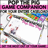 Speech Therapy Game Companion for Pop the Pig, Easy Themed