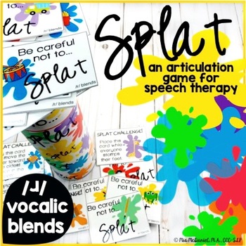 Preview of SPLAT Articulation Games for Speech Therapy | R, Vocalic R, and R Blends