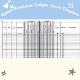Speech Therapy Grad Student Calipso Clock Hours Tracker