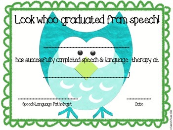 Speech therapy masters thesis