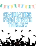 Speech Therapy Graduation Social Story