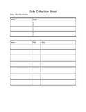 Speech Therapy: Group Therapy Data Collection Sheet (Editable)