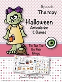 Speech Therapy Halloween Articulation L Games