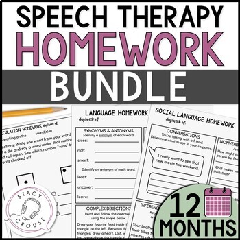 Grammar and Language Flip Books Bundle — SLP