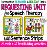 Speech Therapy LANGUAGE Boom Cards | Seasonal & Holiday Re