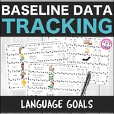 Speech Therapy Language Baseline Data