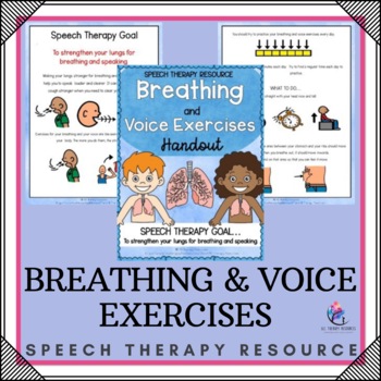Preview of Speech Therapy Language Resource  - Breathing & Voice Exercises