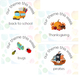 Speech Therapy/ Learning Theme Unit Posters