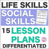 Speech Therapy Life Skill Social Skills: 15 Differentiated Lesson Plans
