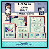 Speech Therapy Life Skills Active Listening: Differentiate
