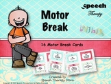 Speech Therapy Motor Break Sticks