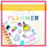 Speech Therapy Organization and Data Planner ( Sanity Planner )