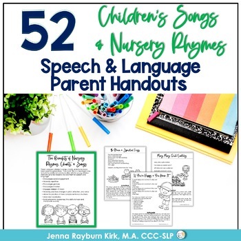 speech therapy handouts for parents